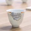 Tazze Piattini Set da tè dipinto a mano Tazza da tè Tazza in ceramica Master Tazze da tè singole Stile cinese Piccolo cerimoniale