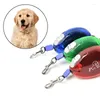 Dog Collars Strong Pet Leash For Dogs Durable Nylon Traction Rope Automatic Retractable Safety Belt Teddy Supplies Chain