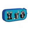 Torebki kosmetyczne urocze Krtek Mole Pencil Case for Boys Gilrs Big Cartoon Little Maulwurf Pen Bag Box