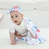 Accessoires pour cheveux, bandes à main, couverture d'emmaillotage pour bébé fille, ensemble de chapeaux pour garçon avec bandeau Floral d'hiver