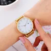 Armbandsur enkla modelegering Creative Ladies Watch Pattern Quartz Watches tappar grossisten maj8