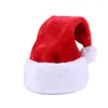 Christmas Decorations Premium Hats Thickened And Enlarged With Adult Plush Gold Ball Santa Hat