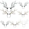 Christmas Decorations Deer Horn Headdress Antlers Fantasy Costume Fairy Fascinator Headpiece Festival