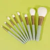 Makeup Brushes ZZDOG 8Pcs Professional Portable Set Powder Foundation Highlight Eyebrow Cosmetis Tools Horsehair Eyeshadow Brush