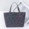 Evening Bags Women Shoulder Luxury Handbag Designer Foldable Tote Female Large Capacity Geometric Luminous Bag Bolsos Mujer