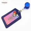 20 colori Porta badge retrattile Bobine Portachiavi Clip per catena Forniture per ufficio Studenti scolastici Cordino identificativo