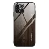 Étuis de luxe Grain De Bois Téléphone étui pour iphone 11 12 14 13 Pro Max 12Mini SE Verre Trempé Pour iPhone XR XS X 6s 7 8 plus Couverture