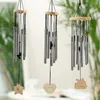 Decorative Figurines Antique Resonant 8 Tubes Wind Chime Bells Hanging Living Bed Home Decor Gift Car Outdoor Yard Garden Deco Chimes