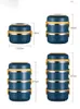 식탁 세트 대용량 스테인리스 스틸 절연 도시락 학생 휴대용 멀티 레이어 버킷 피크닉 컨테이너