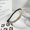 Luxury Designer Hairpin Headbands Elastic Hair Hoop Handmade Brand Triangle P-Letter Retro Style Exaggerated Personality Temperament Headband home