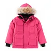 2023年のオレキド冬の男の子のためのジャケット本物のアライグマファー厚い暖かい赤ちゃんアウターウェアコート2〜12歳の子供10代のパーカー