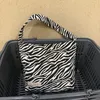 Evening Bags 2023 Original Zebra Pattern Bag Custom Single Shoulder Cylinder Armpit Female