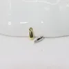 Charms eruifa 20pcs 10 4 mm mini litera złota/srebrna plastowana wisiorek cynku biżuteria