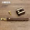 Professional Hand Tool Sets Woodworking Screw Scribe Wheel Marking Gauge Scriber Solid Metal Bar Ebony For Carpenter