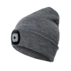 Cycling Caps Glowing Hat Fishing Cap Head Warmer Softness Supple To Touch Keep Warm Supplies Jogger Tackle Knitted Hats