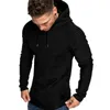 Moletons masculinos moletom com capuz sólido masculino Homens 2023 Spring Black Coat Casual Sorvas de manga comprida Jaquetas masculinas top