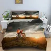 Beddengoed sets motorcross set voor jongens volwassenen tieners off-road race motorfiets dekbedovertrekbed single king dubbele 2/3 st quilts pak