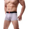 Onderbroek sexy boksers shorts heren ondergoed modaal slipje intiem ademende lage taille u convex pouch cueca plus size l-3xl