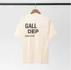 Men's T-shirts Galleryes depts Designer Summer Gallary Shirt Alphabet Printed Star Same Round Neck Short Sleeve T-shirt for Men and Women BLACK&GRAY