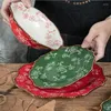 접시 사쿠라 그릇과 접시 칼날 세트 세라믹 샐러드 얕은 접시 집 창조적 손으로 칠해진 아침 식사