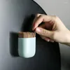 収納ボックス磁気冷蔵庫のつまようじボックスコンテナクリエイティブディスペンサー家庭用テーブルホルダー付き磁石