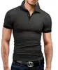 رجال Polos 2023 Fashion Polo Shirt العلامة التجارية عارضة رجال القطن الصيفي القمصان قصيرة الأكمام الرجال ملابس بحرية عالية الجودة 5XL