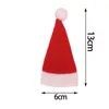 Decorações de Natal 10 PCs/Set Hat Tootlery Bag Sacos de doces fofos Pocket Cutter Cutter Table Dening Decoration NDS
