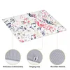 Tapetes de mesa de secagem tapete que caía abstrato notas musicais de isolamento de calor copo de copo de drenagem cofre utensílios de cozinha