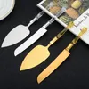 Dinnerware Sets 430 Stainless Steel Plastic Handle Steak Cutlery Set Five-piece Household Cake