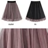 Signe Spring Women Tutu Mini coreana Elastica Gonza in vita Sweet Mesh Tulle ombrello nel 2023 Summer Beach Casual