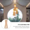 Hanglampen Japanse bamboe kroonluchter Chinese stijl rattan geweven hangend licht plafondlamp voor thuiscafé bar decoreren restaurant