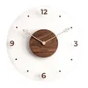 Настенные часы 12 дюймов деревянные часы орнамент домашняя кухня висящая кварц