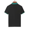 2023 Мужская рубашка поло Дизайнерская мужская модная футболка с лошадьми Повседневная мужская рубашка поло для гольфа Летняя рубашка с вышивкой High Street Trend Верхняя футболка Азиатский размер QAQ