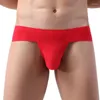 Underbyxor sexiga underkläder män trosor shorts solid is silkes sömlösa trosor andas låg stigning u konvex påse plus storlek m-3xl
