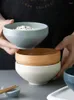 Bowls Ceramic Bowl Rice Household Porcelain Dinner Dessert Restaurant Japanese Tableware Mixing CN(Origin)