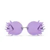 Sunglasses 2023 Frameless Sun Shape Women Retro Fashion Party Metal Personalized Eyeglasses