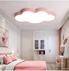 Plafondlampen ultradunne macaroon kinderkamer led lamp creatieve persoonlijkheids sterren wolken cartoonjongen en meisje licht in de slaapkamer