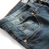 Męskie dżinsy męskie moda mody mody swobodny prosty dziura bukel dżinsowe spodnie spodnie spodni spodni