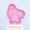 Baking Moulds Easter Plastic Cookie Cutter 3D Cartoon Carrot Eggs Ear Biscuit Fondant Embosser Stamps Cake Decoration Tool