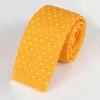 Bow Ties de haute qualité Fashion masculine 5,5 cm Slim à tricot plat Tie à nouage marié mariage pour hommes Pack avec boîte cadeau de luxe