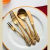 Dinnerware Sets Modern Spoons Forks Luxury Household Cutlery Gift Cookware Pratos De Jantar Set