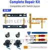 Spelcontrollers 18 in 1 vervangende reparatiekit 3D linksonder analoge joystick laadpoort schuifregelaar gesplock lock tool voor