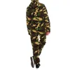 Two Piece Dress ZOGAA 2023 Fashion Camouflage Tracksuit Jogging Suit Hooded Sweatshirt Jogger Pants 2 Set Women Hoodies S-2XL