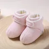 Premiers marcheurs 2023 automne hiver bébé coton chaussures épaissi chaud en peluche garçon né fille marcheur enfant en bas âge 0-1 ans