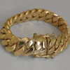 Solid 14K Gold Miami Men's Cuban Curb Link Bracelet 8 Heavy 98 7 Grams 12mm252o273T