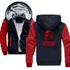 Men's Hoodies Men Male Warm Thick Velvet Solid Sweatshirt Lenin Printing Thicken Tracksuit Jacket All Sizes & Colours