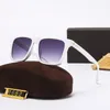 Designersolglasögon för män och kvinnor Lyxiga solglasögon retro klassisk vintage ramlös märke polariserat mode glasögon kör glasögon 5 färger med box TF1682