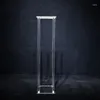 Dekoracja imprezowa 10pcs) Wysokie przezroczyste akrylowe stojak na stoł