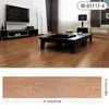 壁紙91x15cm 3D Self-Adhesive Floor Sticker厚い木製穀物壁紙壁防水室摩耗耐性のあるスタッケ