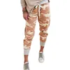 Pantalon femme Capris femme Camouflage pantalon décontracté à lacets Streetwear dames Joggers taille haute ample pour femme Caprisfemme